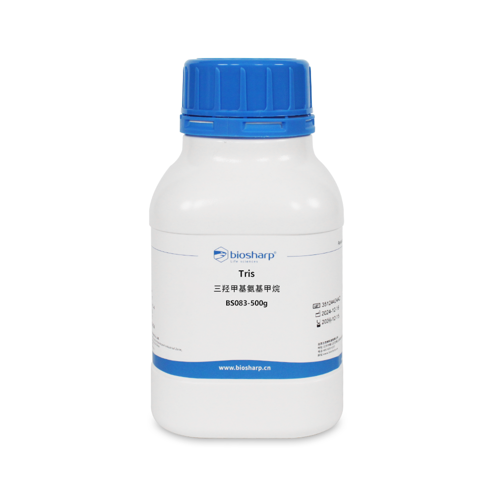 Biosharp白鲨 BS083 三羟甲基氨基甲烷Tris-base 纯度：≥99.5% 分子生物级别