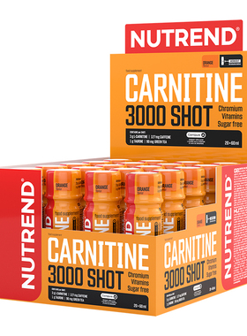NUTREND液体左旋肉碱3000橙子味20支x60ml