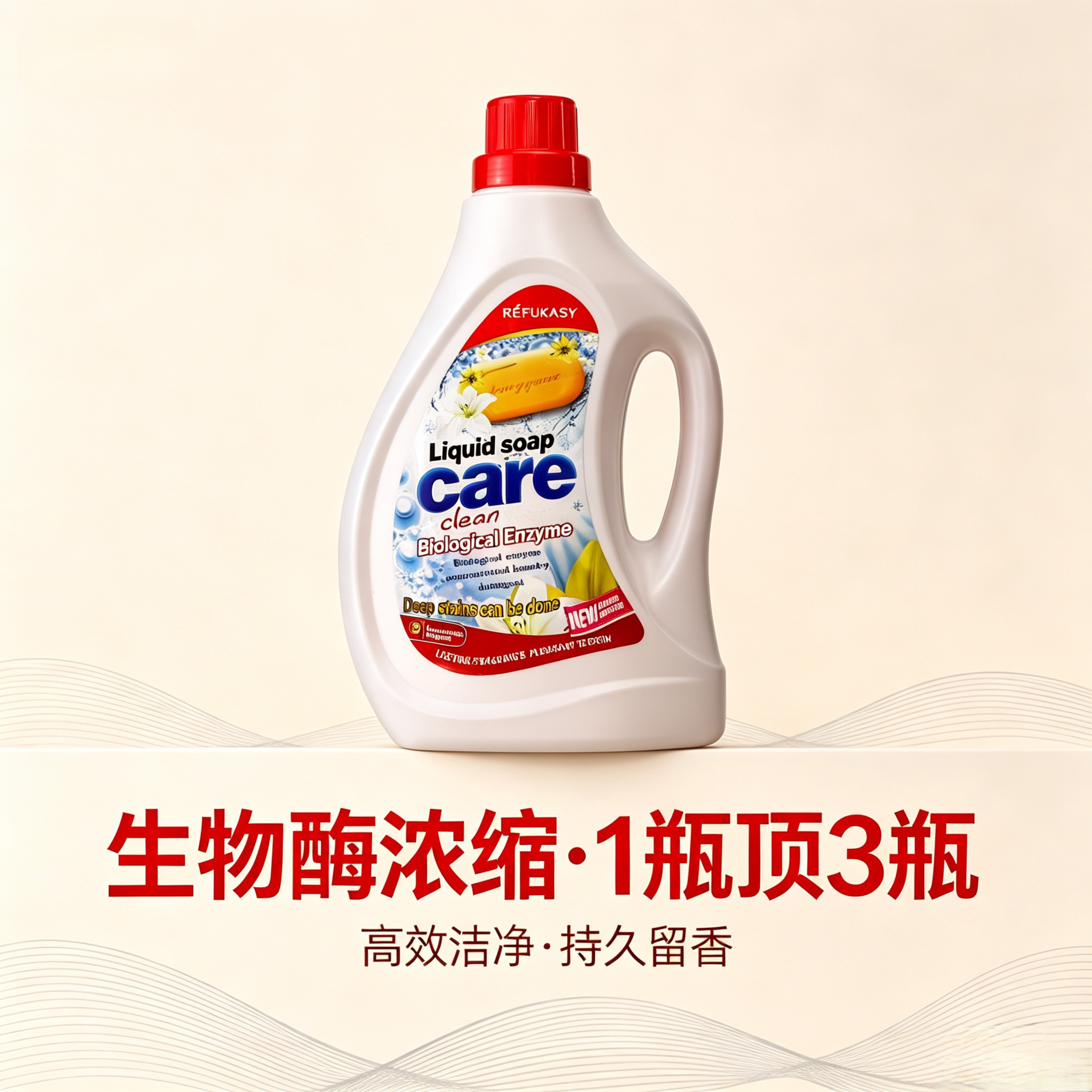 瑞芙卡丝生物酶浓缩去渍洗衣液
