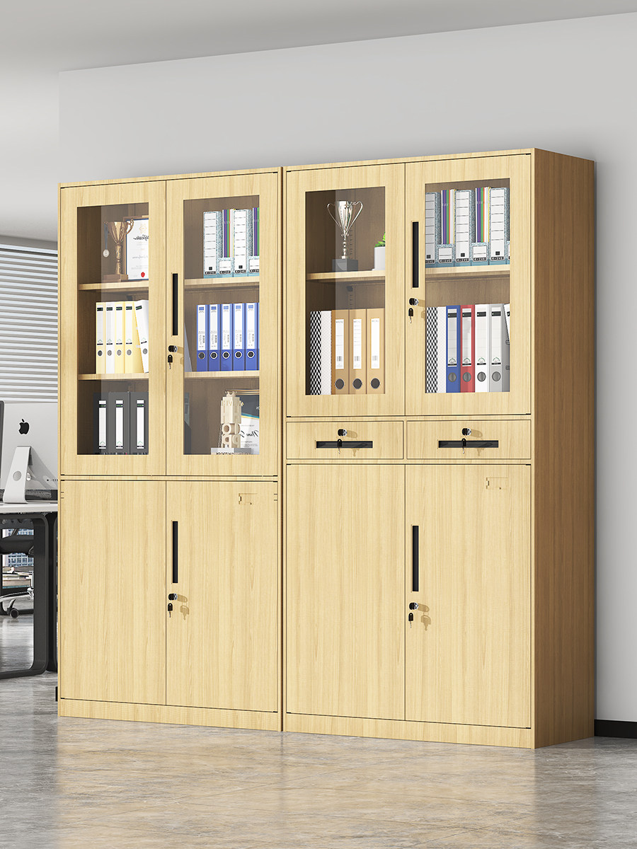 木纹文件柜钢制铁皮柜办公资料档案柜财务凭证柜带锁柜子储物矮柜,商业/办公家具,文件柜,淘宝优惠券,粉丝福利购,淘宝优惠卷