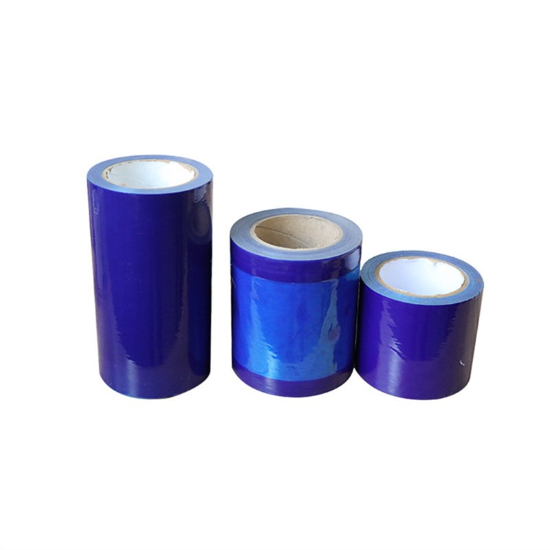 极速PE蓝色保护膜 门窗s型材黑白高粘铝板大理石彩色印字膜 德州