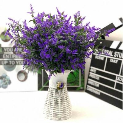 极速Artificial Flowers Luavender Flowers Bundle Fake Plants