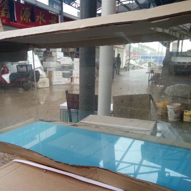 极速加宽大加厚g加长加高60厘米70wcm80超白热弯玻璃鱼缸水族箱虾