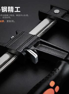 极速易之力木工夹子夹具F夹v夹钳固定工具夹压板压紧器模具夹重型