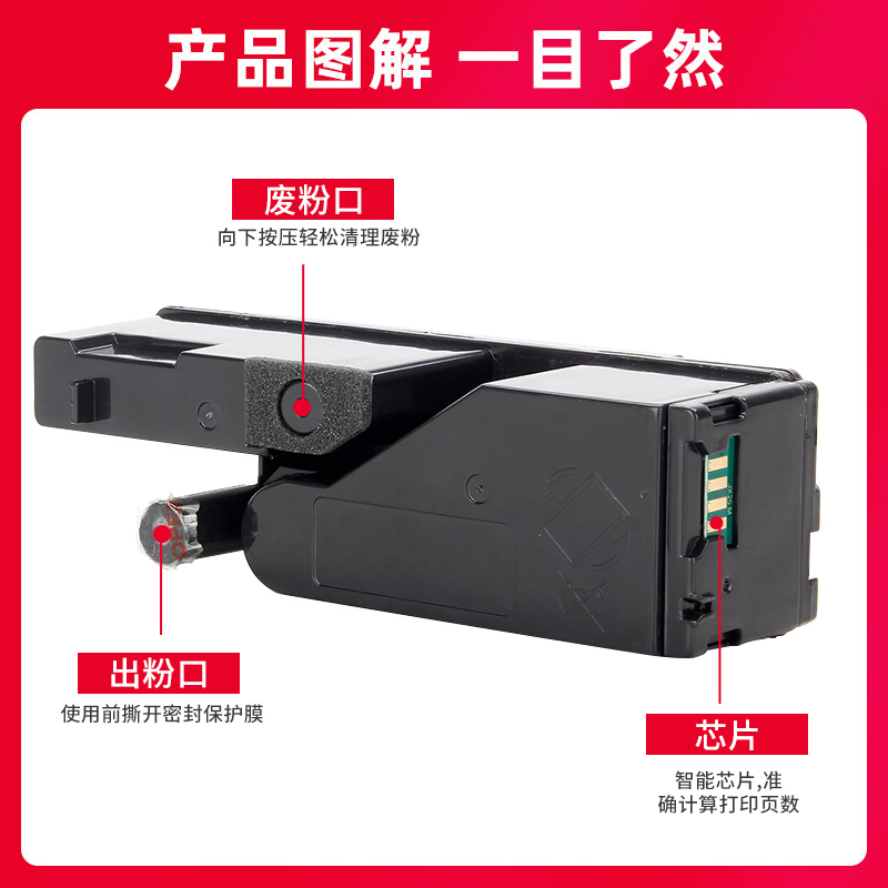 极速适用富士施乐cp228w粉盒cm118w cm225fw硒鼓DocuPrintX CM115