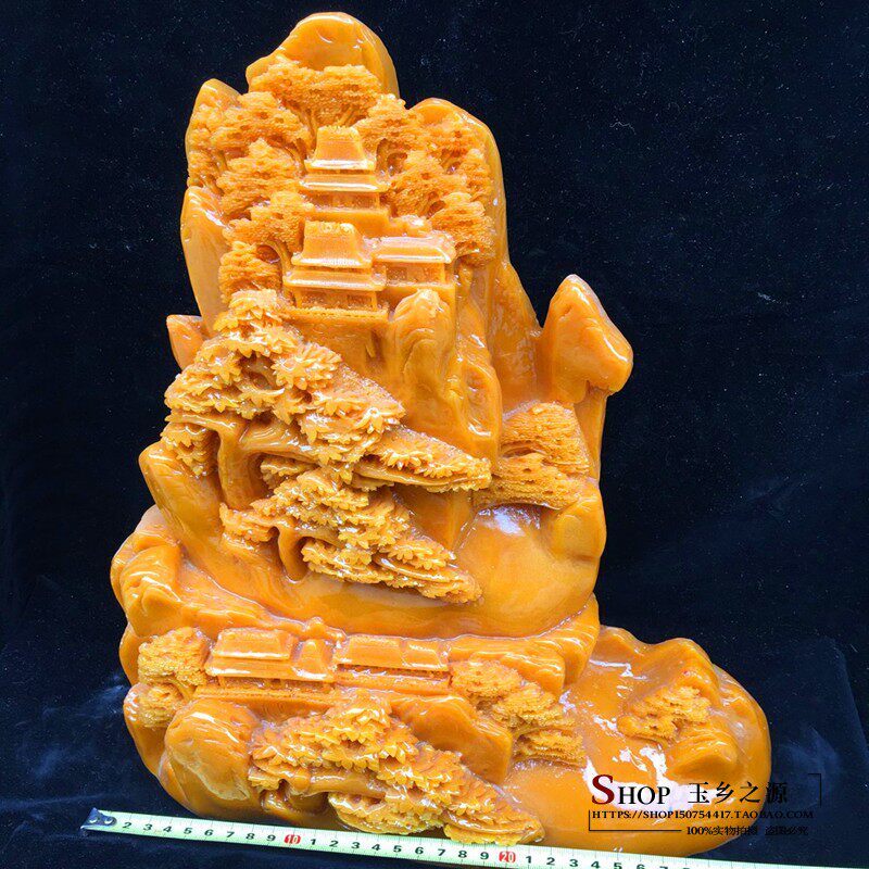 新品特价寿山石摆件大迎客u松山水家居客厅玄关酒柜办公室装饰礼