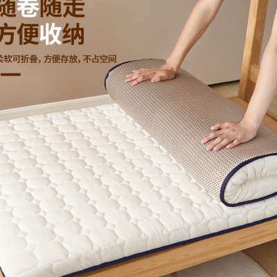 极速乳胶双面床垫学生宿舍s寝室专用单人软垫子高中大学折叠90x19