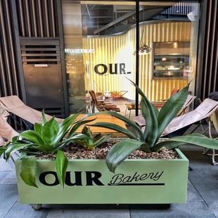 极速加厚户外f可移动铁艺花箱组合our bakery花槽露营风外摆万向