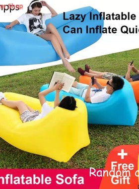 极速Camping chair Beach Picnic InDflatable Sofa Lazy Ultrali
