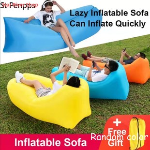 极速Camping chair Beach Picnic InDflatable Sofa Lazy Ultrali