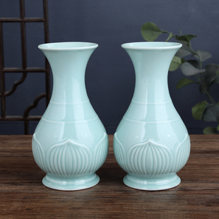 极速陶瓷莲花香炉家用室内供奉观音E供水杯花瓶佛堂佛前供果盘佛