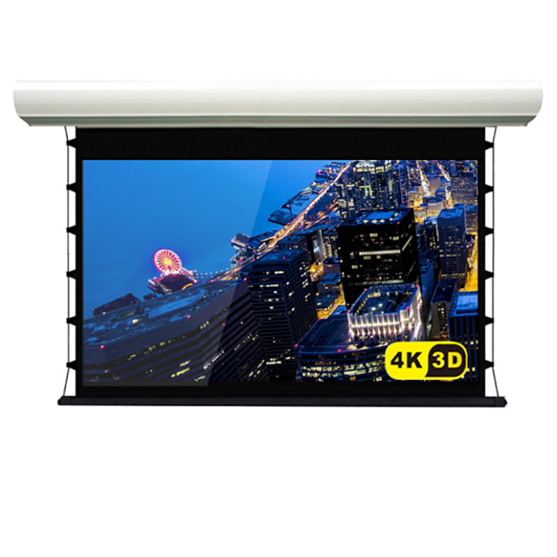 极速经科JK电动遥控拉线投影幕布M3-FI/I20s玻纤拉绳幕白幕灰幕10