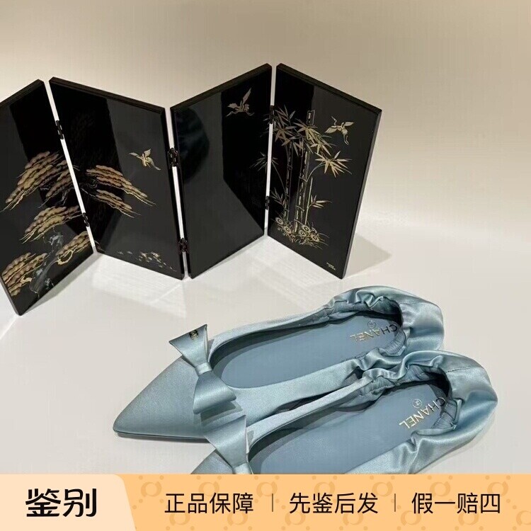 Chanel香奈儿25A新款蝴蝶结单鞋