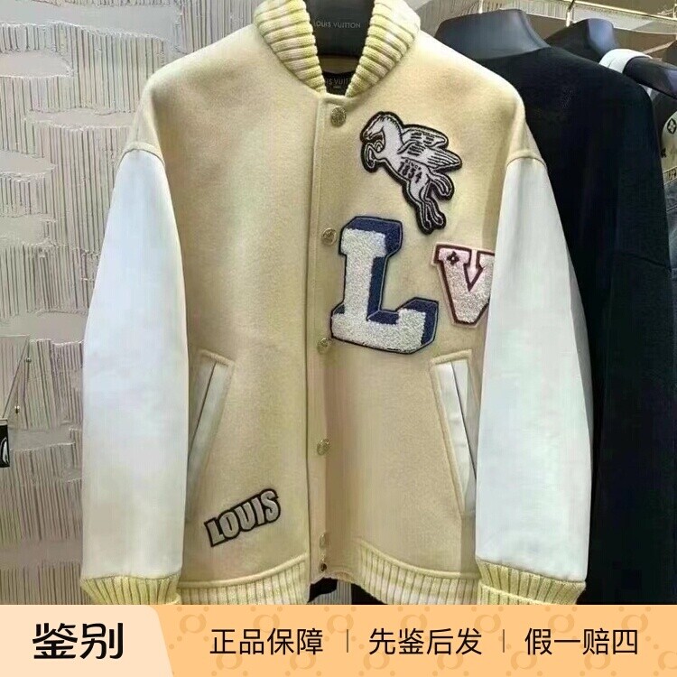 Lv路易威登2024新款女装贴饰飞行棒球夹克外套1AFZTQ