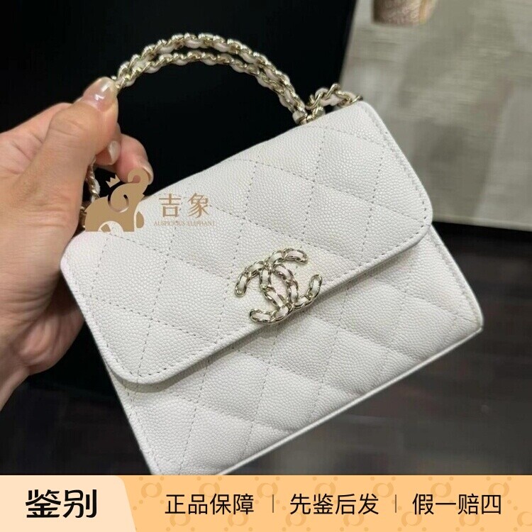 香奈儿26S新款荔枝牛皮Kelly包