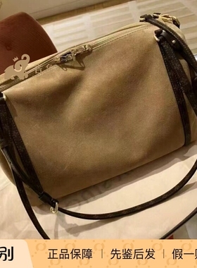 LV/路易威登2025新款女包浅棕色麂皮EXPRESS中号单肩斜挎包M26358