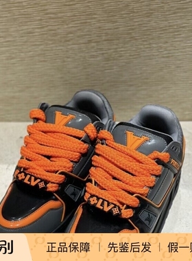 Lv路易威登2024新款男鞋TRAINER MAXI 灰色小胖丁运动鞋1ACF6G
