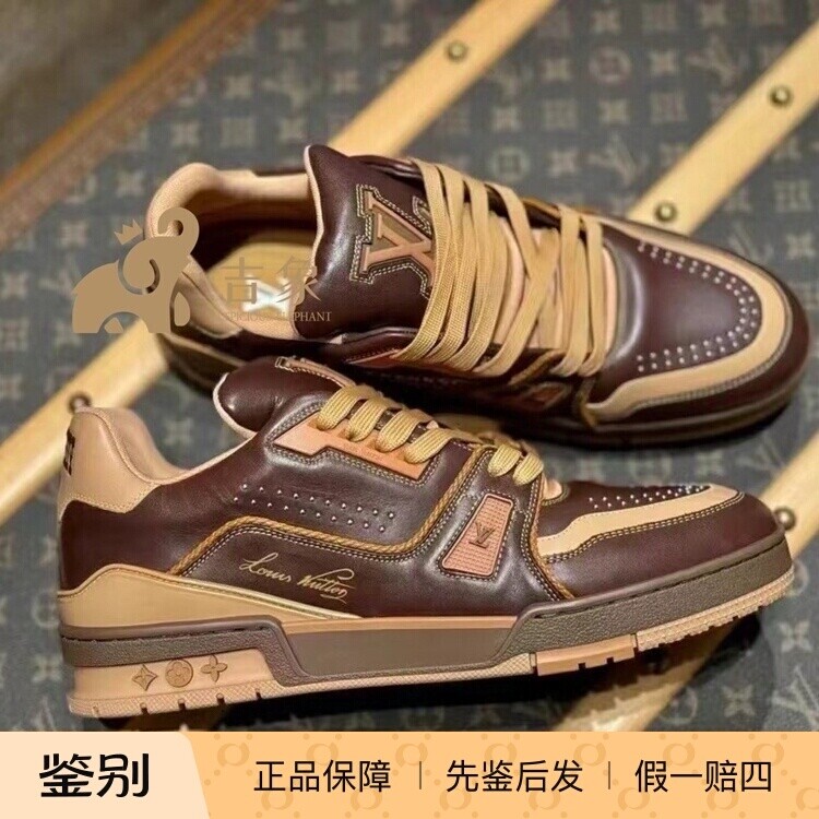 无内里圆头春秋棕色小牛皮轻质