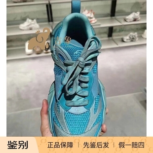 网布拼接3XL厚底系带运动老爹鞋 男鞋 巴黎世家2024新款 Balenciaga