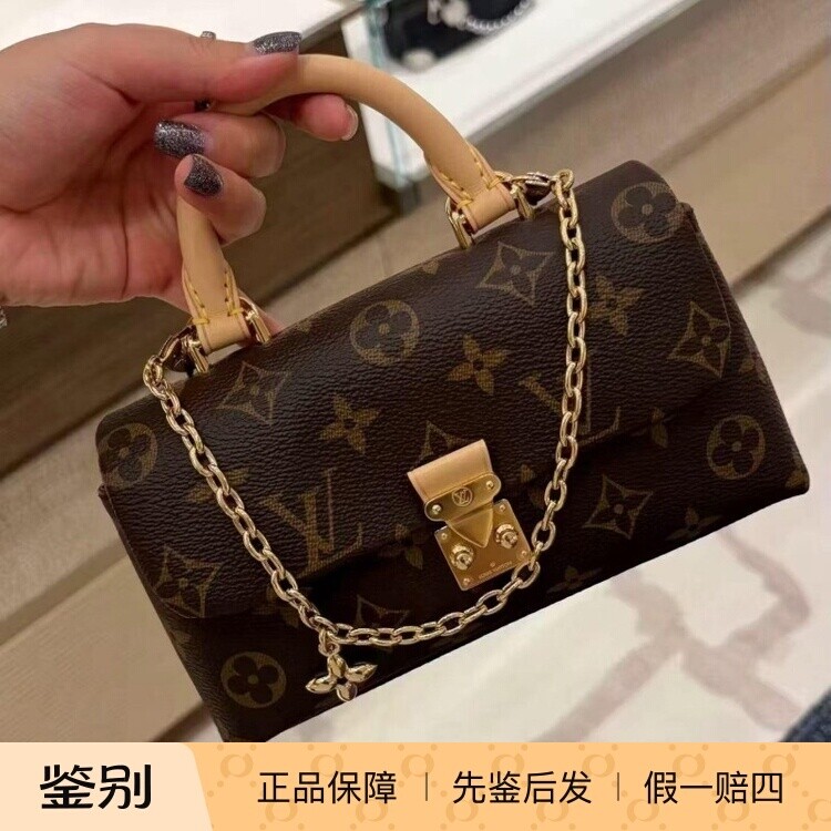 LV路易威登Nano老花链条女包