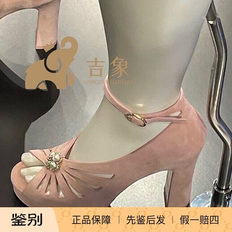 Chanel/香奈儿高跟鱼嘴晚宴鞋