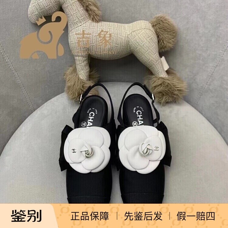 山茶花高跟单鞋Chanel优雅单鞋