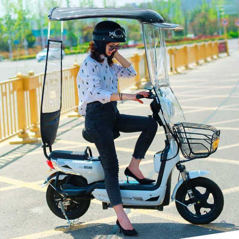 速发板动车雨天神器电动车雨棚蓬新款机车雨遮棚伞挡风电小型电瓶