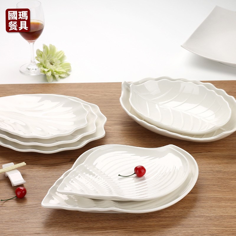 速发盘色密胺盘子商用火锅小饭店菜盘仿瓷餐具v凉菜白店吃碟子塑