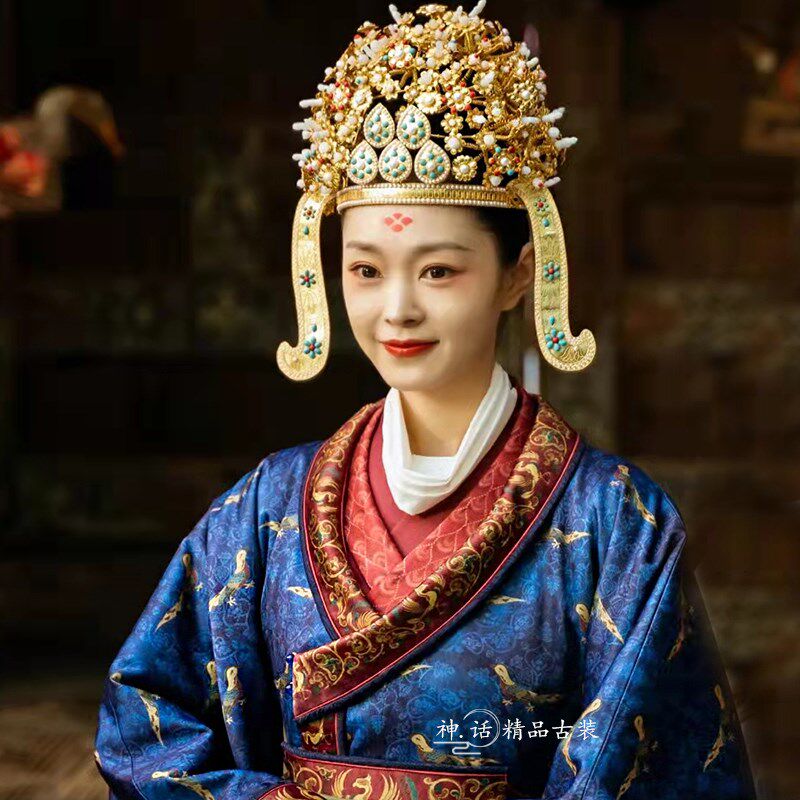 速发风起洛宋轶同款唐朝汉服婚服情侣装皇装皇后装汉武演出服