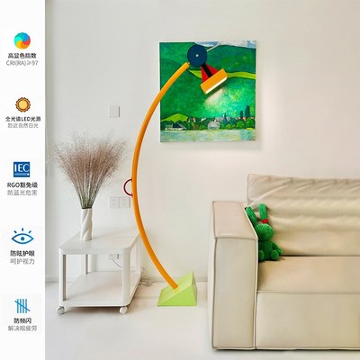 速发饰菲斯客厅照发旁边的落地灯儿童房卧室高级装孟台灯南粤沙明