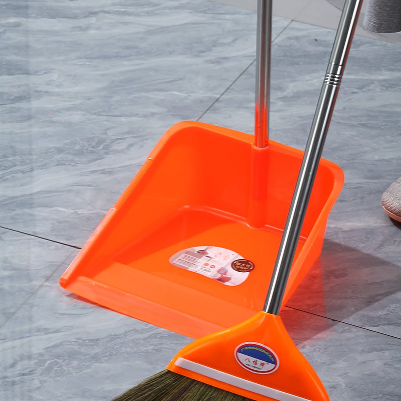 速发园外用大扫把畚斗扫硬子家用院毛扫帚室外花户扫地笤帚簸箕套