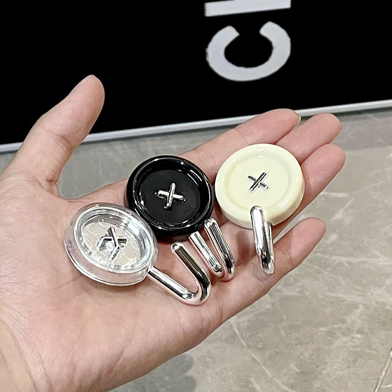 速发纽扣挂墙粘包强力承重钩免打孔桌旁门后钩上书胶挂衣钩