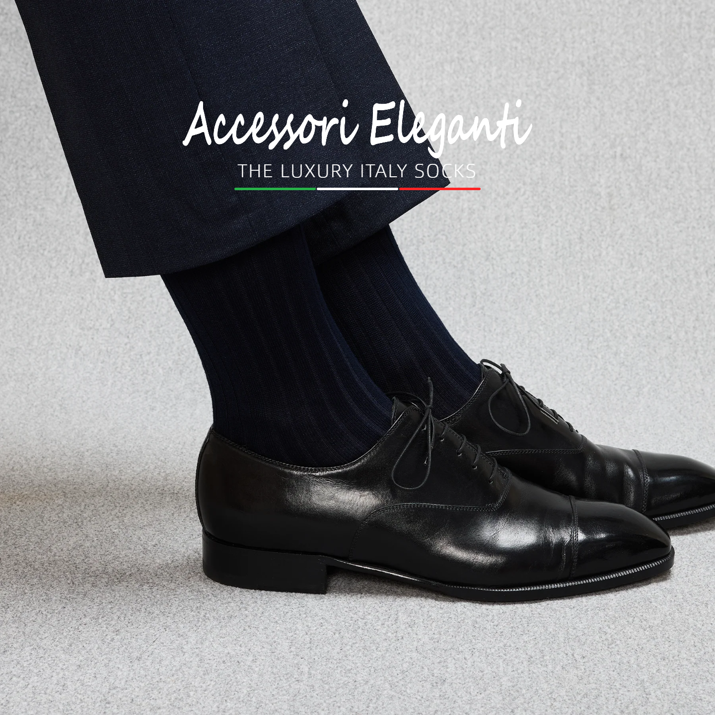 中筒条纹纯色正装商务绅士袜透气