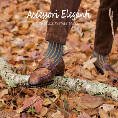 长筒阴影系正装商务绅士男士袜