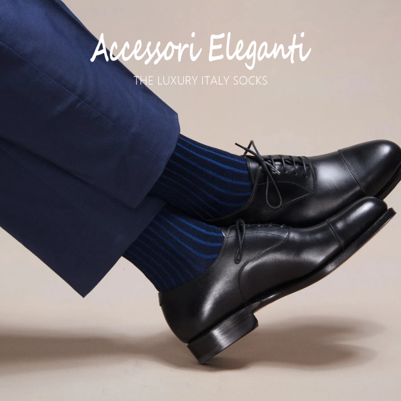 中筒阴影系正装商务绅士袜