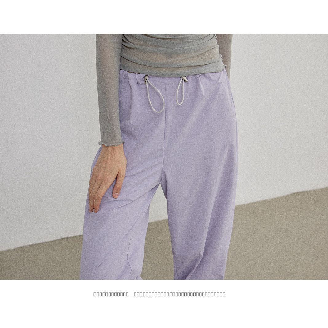 piisure 无声质感 亲肤舒爽 抽绳调节 芭蕾舞蹈瑜伽运动桑拿裤