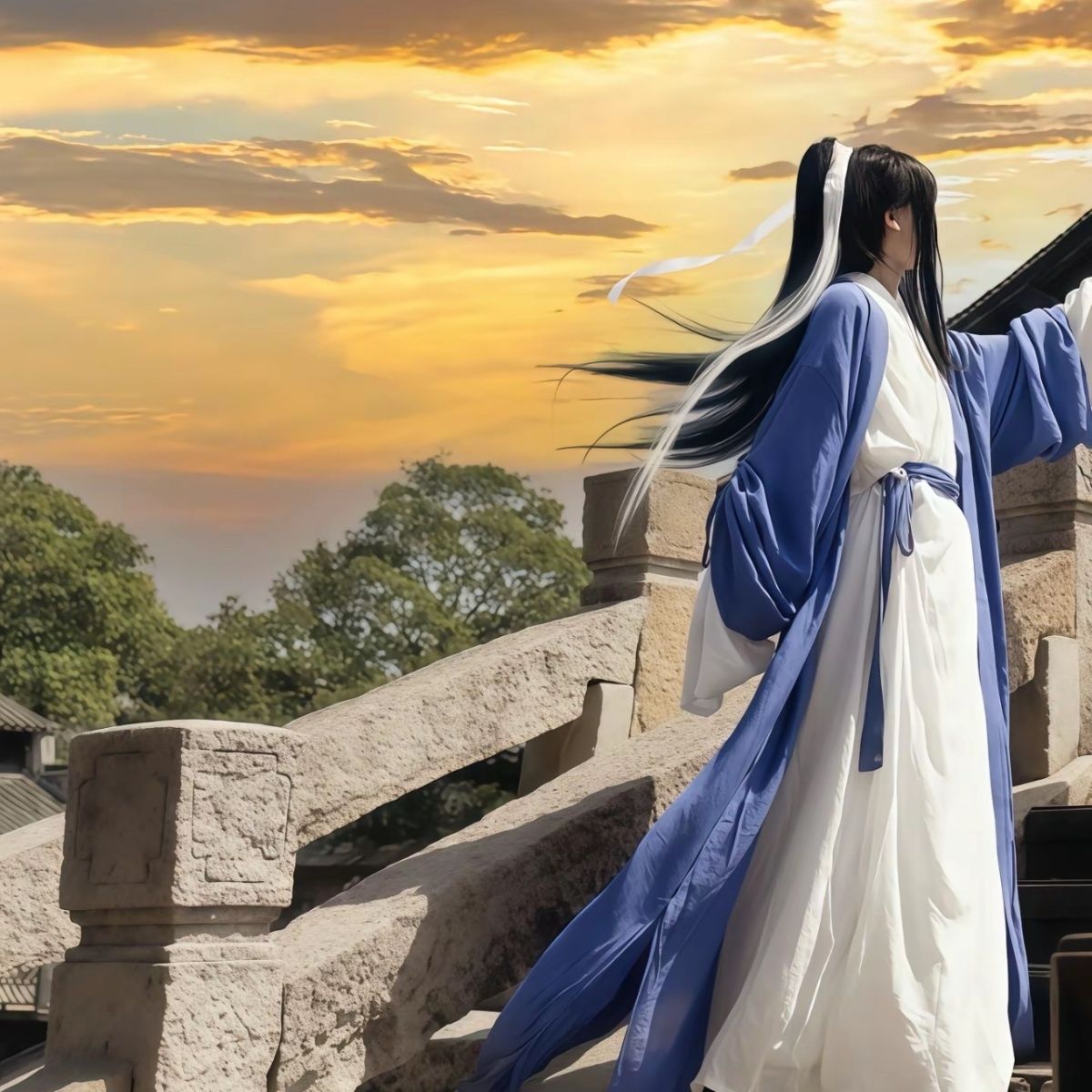 尘不到cos服判官cosplay服装闻时汉服判尘不到师尊祖师爷c服全套
