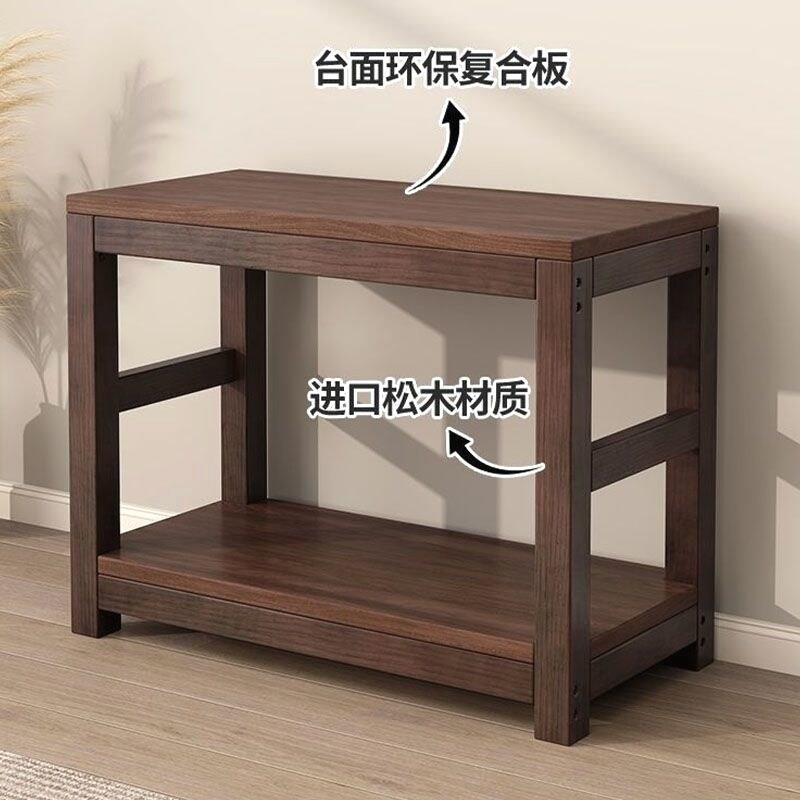 2025新款鱼缸架实木简约现代鱼缸底柜超强承重架子定制稳固耐用