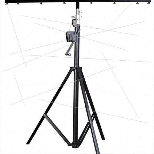 加厚帕灯手摇支架舞台灯光3米4米流动升降三脚灯光架婚庆演出设备