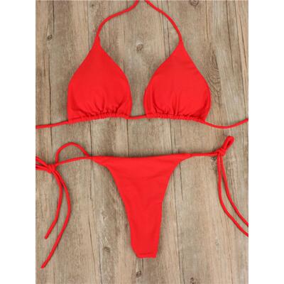 Sexy Bikini Set Thong Swimsuit Bandage Brazilian Swimwear
