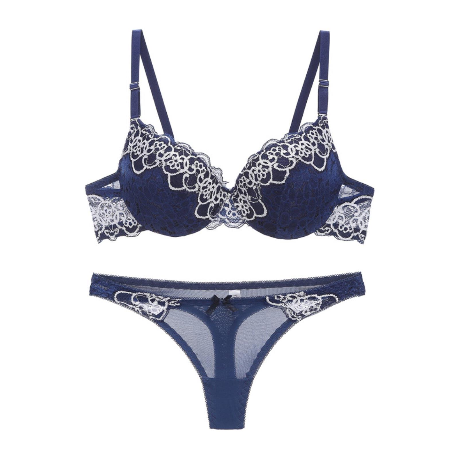 Bra set underwear lace large size bra underwear set women