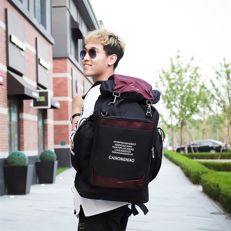 登山包双肩男旅游行李包女防水多功能大容量背囊运动徒步户外背包