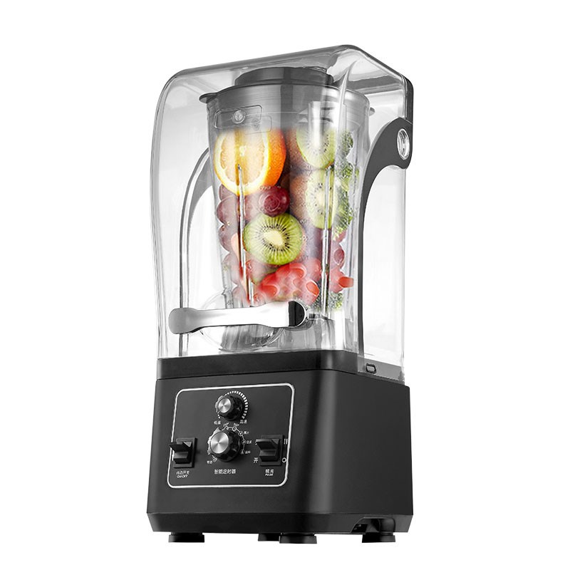 破壁机商用豆浆机全自动静音带罩隔音沙冰机奶茶店咖啡店料理机