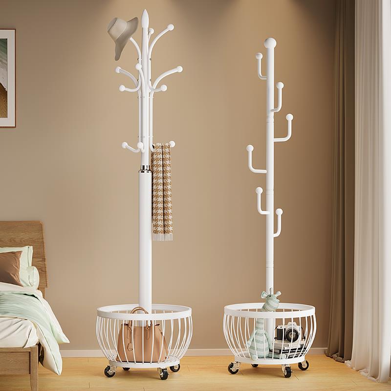 2024年新款立式衣架落地卧室家用挂衣架衣帽架简易房间置物挂包架