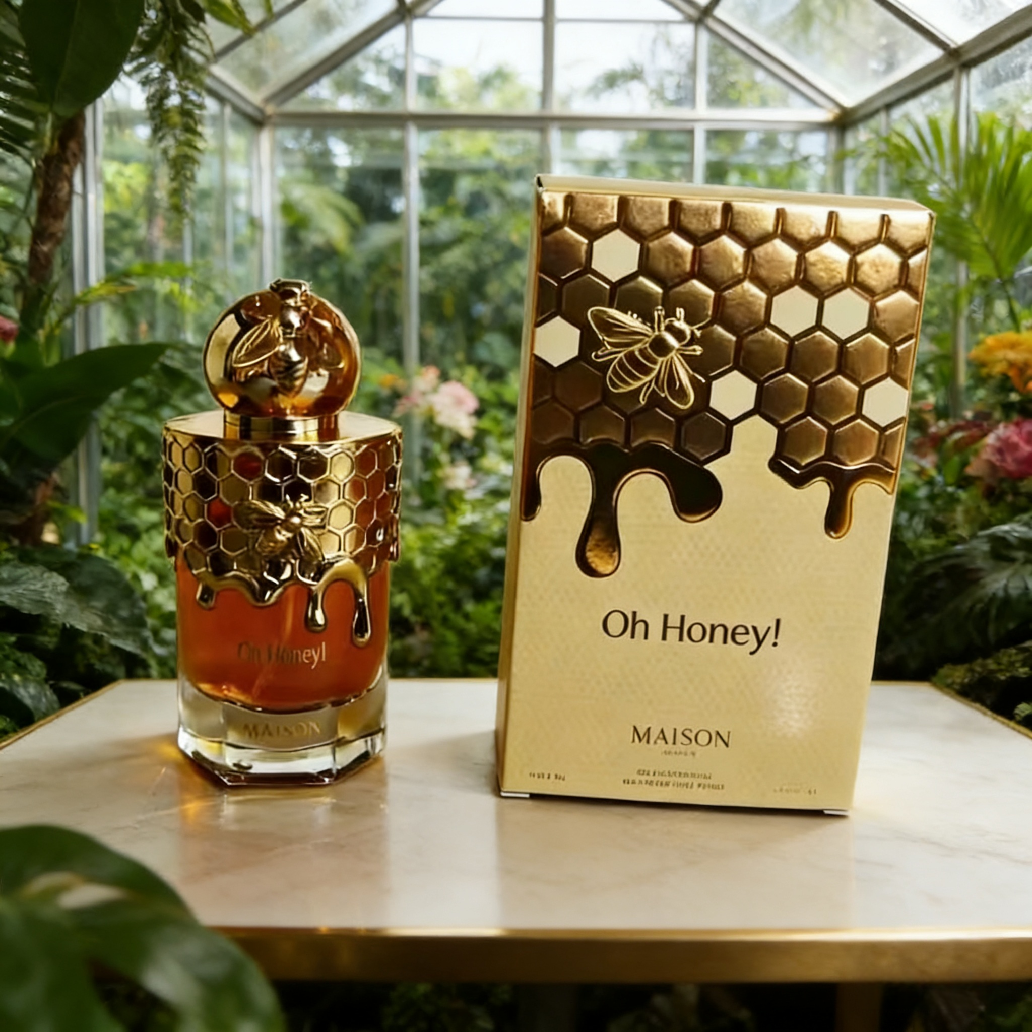 迪拜MAISON ASRAROh Honey!鎏金小蜜蜂香水高浓EDP高级感送礼首选