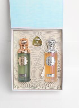 高档礼盒装GISSAH男女士中性香水套装阿拉伯迪拜香氛持久留香专柜