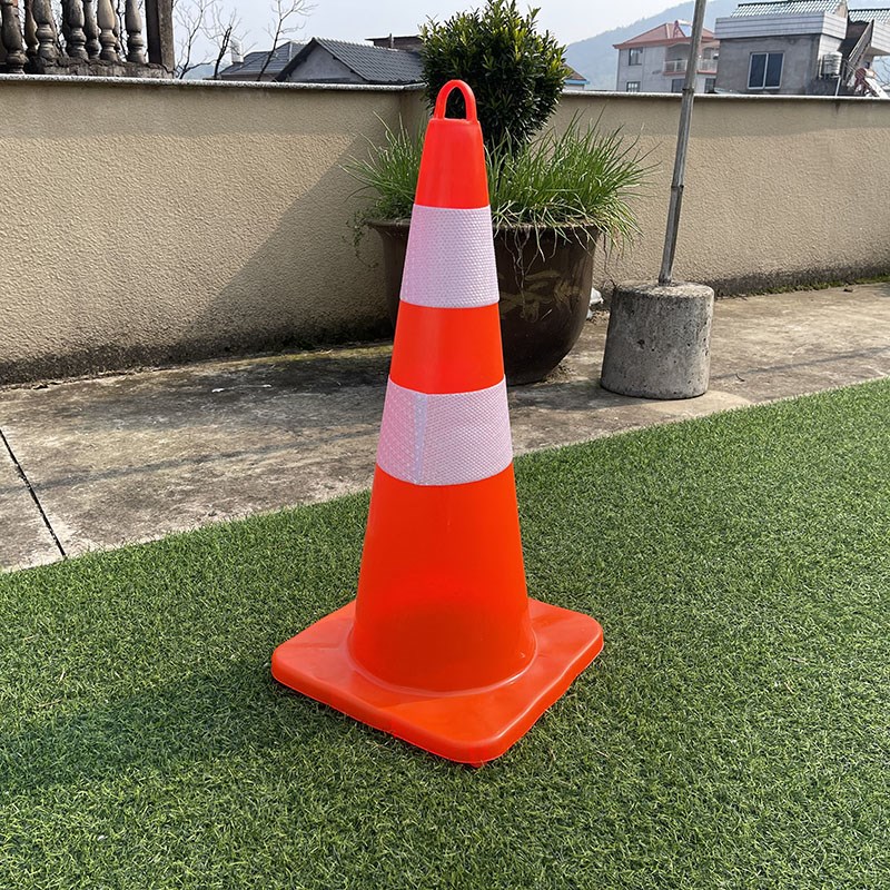 速发PVC反光圆道障m橡胶塑料赛锥试驾 桶雪糕筒警示柱路7隔离墩
