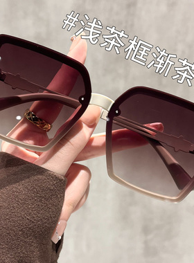 显脸小墨镜高清偏光ins风