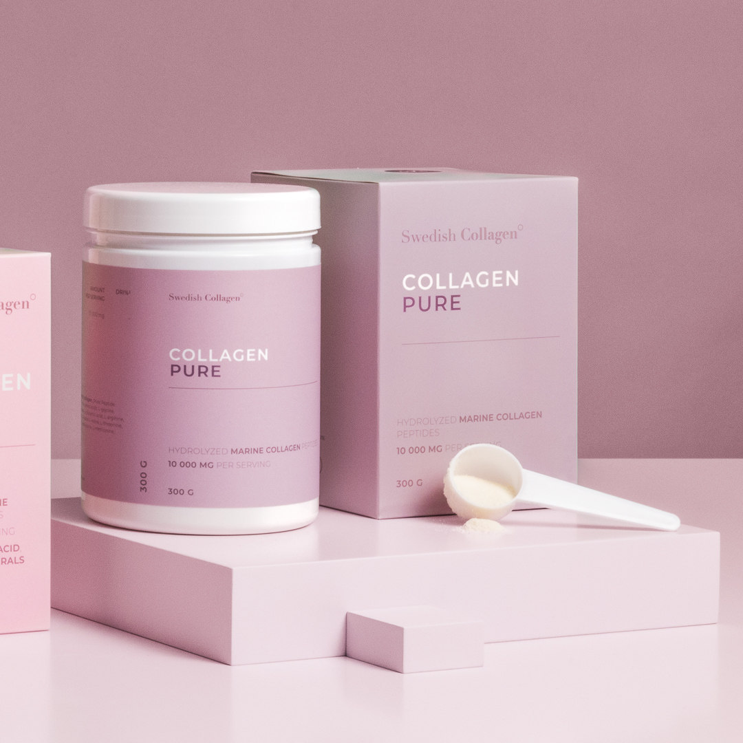 瑞典Swedish Collagen胶原蛋白肽纯粉300g/瓶