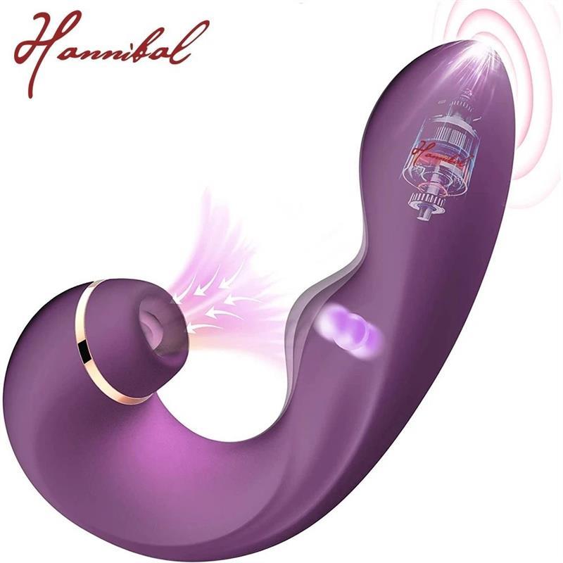 Female Masturbator 3 in 1 Clit Dildo G-Spot Vibrator SexToys